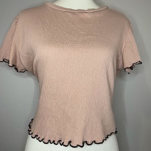 Eri+Ali by Anthropologie Cathleen Cream Tee